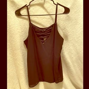 Black dressy tank top